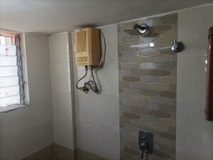Bathroom in 1 BHK Apartment at Brahmand CHS, Brahmand – for Rent