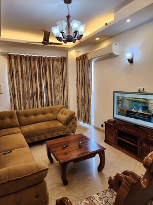 Living Room in 3 BHK Apartment at Prateek Stylome, Sector 45 – for Rent