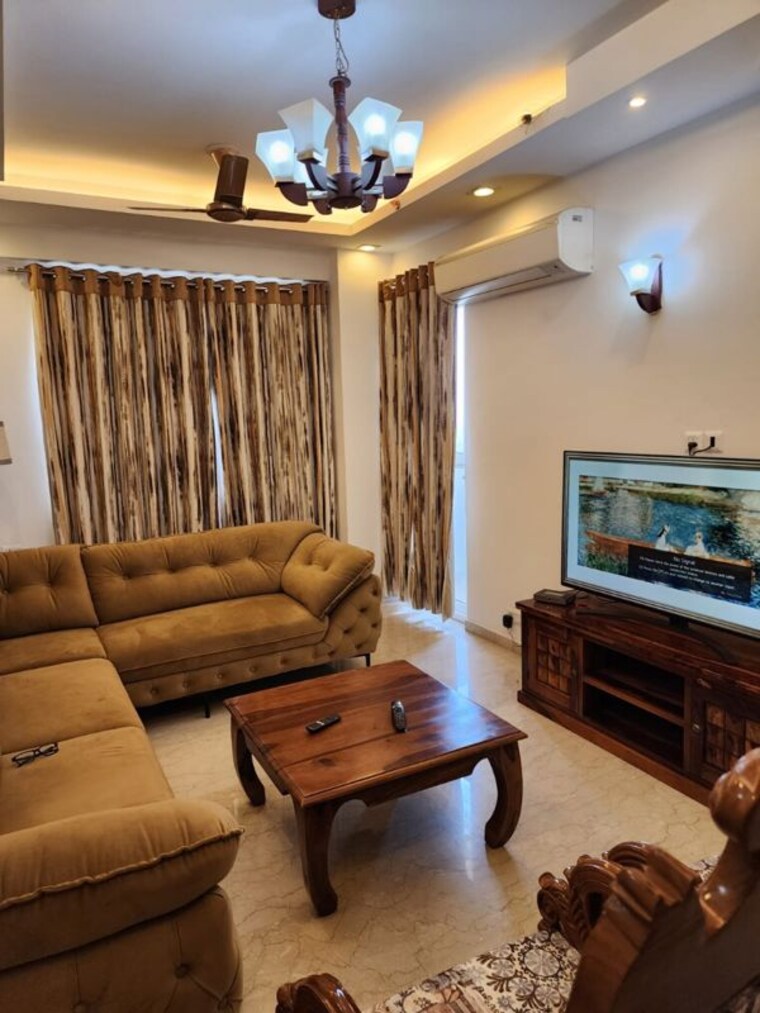 Living Room, prateek-stylome 3 Bedroom 2475 Sq.Ft. Apartment In Sector 45 Noida 10217181
