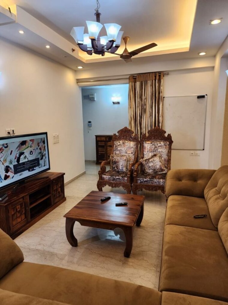 Living Room, prateek-stylome 3 Bedroom 2475 Sq.Ft. Apartment In Sector 45 Noida 10217181