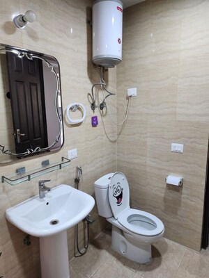 Bathroom in 3 BHK Apartment at Prateek Stylome, Sector 45 – for Rent