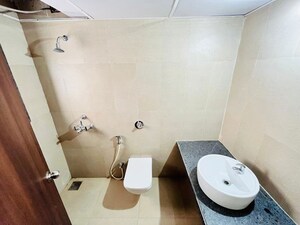 Bathroom in 3 BHK Apartment at Runwal My City, Dombivli East – for Rent