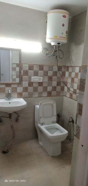 Bathroom in 3 BHK Apartment at Vasant Kunj – for Rent