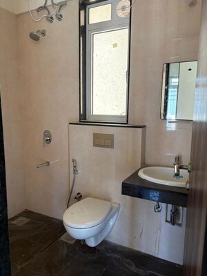 Bathroom in 4 BHK Apartment at Kanakia Silicon Valley, Powai – for Rent