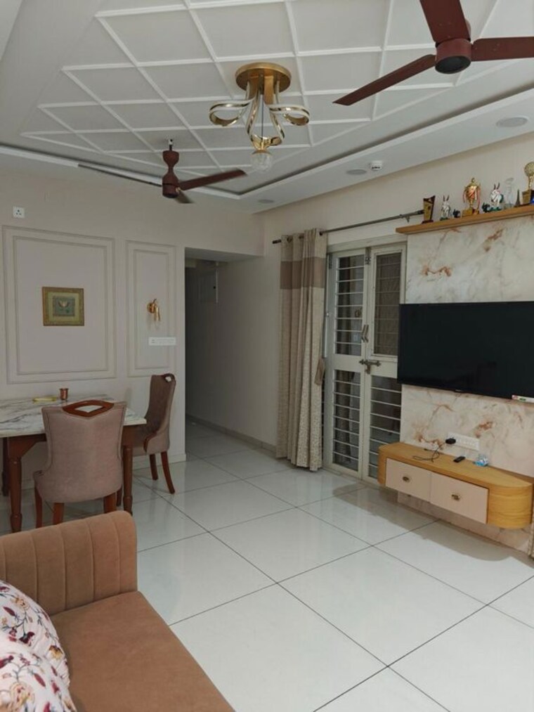 Living Room, vilas-javdekar-yashwin-encore 3 Bedroom 772 Sq.Ft. Apartment In Wakad Pune 10217365