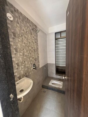 Bathroom in 1 BHK Apartment at Siddharth Geetanjali Solitaire, Taloja – for Rent