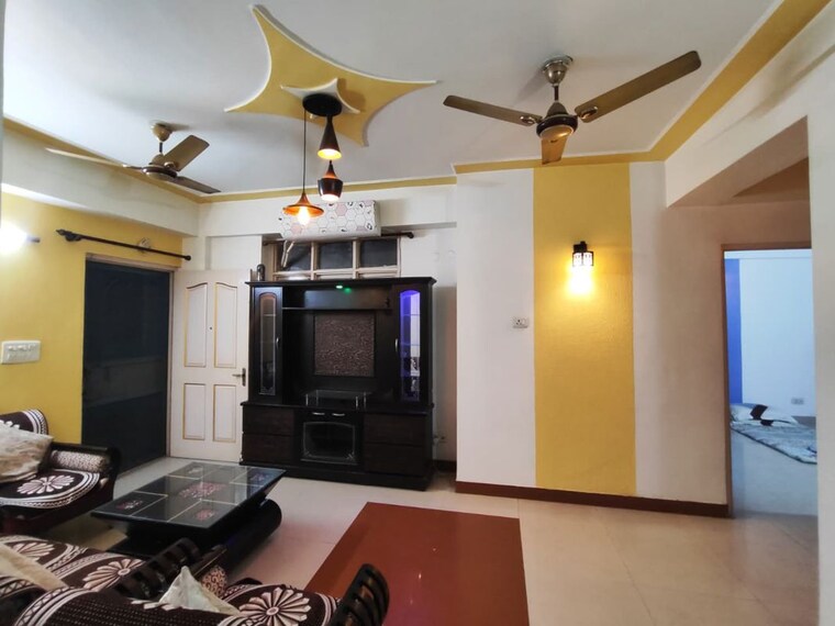 Living Room, supertech-icon 2 Bedroom 1000 Sq.Ft. Apartment In Ahinsa Khand 2 Ghaziabad 10217356
