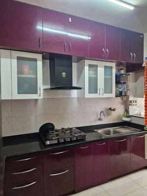 Kitchen in 2 BHK Apartment at Goyal And Co Footprints, Jakkuru – for Rent