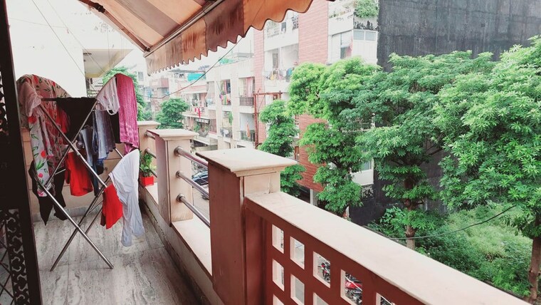 Balcony, sai-enclave-niti-khand 1 Bedroom 1000 Sq.Ft. Builder Floor In Niti Khand Ghaziabad 10217407