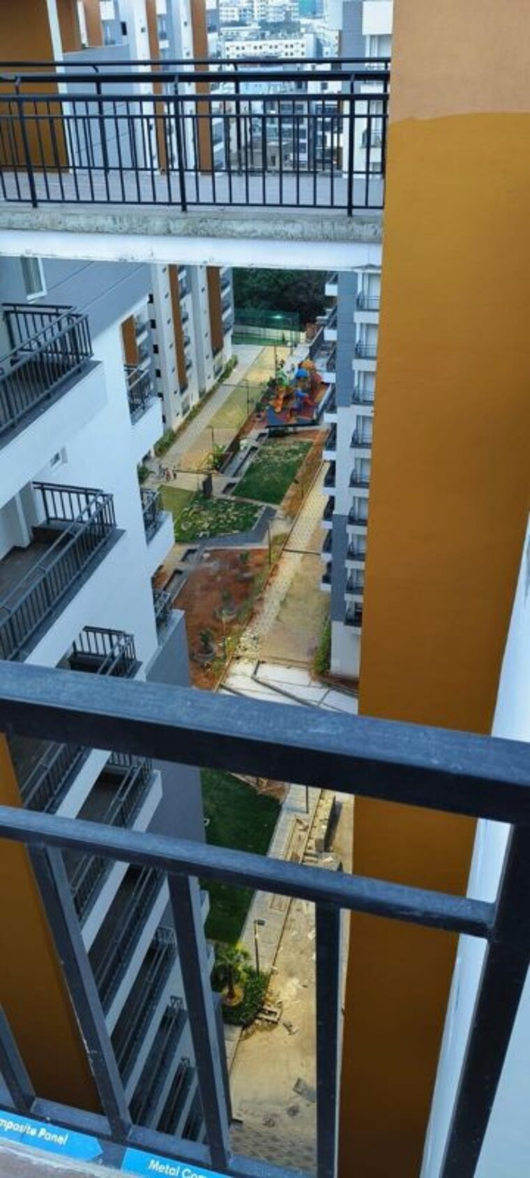 Balcony, hallmark-skyrena 2 Bedroom 1355 Sq.Ft. Apartment In Narsingi Hyderabad 10217486