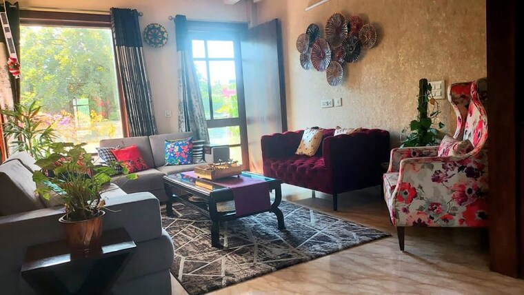 Living Room, sushant lok i 2 Bedroom 800 Sq.Ft. Builder Floor In Sushant Lok I Gurgaon 10217455