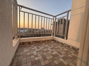 Balcony in 2 BHK Apartment at Majestique Rhythm County, Handewadi – for Rent