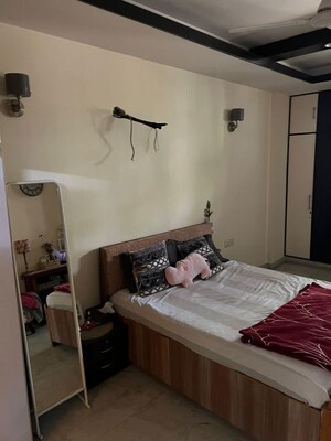 Bedroom in 3 BHK Builder Floor at Shivalik Colony – for Rent