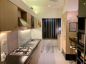 Kitchen in 2.5 BHK Apartment at Oberoi Realty Woods, Goregaon East – for Rent