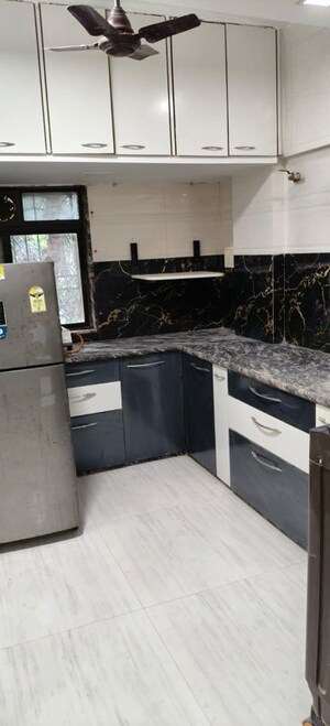 Kitchen in 2 BHK Apartment at Om Balaji Kripa CHS, Nerul Sector 19 – for Rent