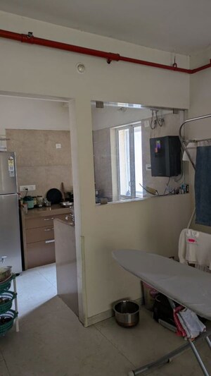 Kitchen in 3 BHK Apartment at One Hiranandani Park Willowcrest, Ghodbunder Road – for Rent