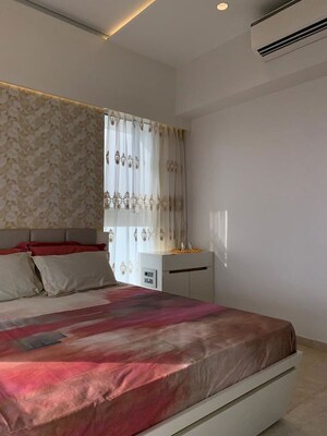 Bedroom in 3.5 BHK Apartment at Omkar Alta Monte, Malad East – for Sale