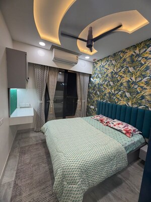 Bedroom in 2 BHK Apartment at Soham Tropical Lagoon, Ghodbunder Road – for Rent