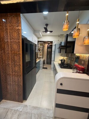 Kitchen in 2 BHK Apartment at Soham Tropical Lagoon, Ghodbunder Road – for Rent