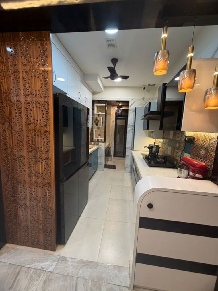 Kitchen, soham-tropical-lagoon 2 Bedroom 870 Sq.Ft. Apartment In Ghodbunder Road Thane 10217575