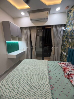 Bedroom in 2 BHK Apartment at Soham Tropical Lagoon, Ghodbunder Road – for Rent