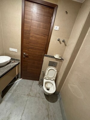 Bathroom in 2 BHK Apartment at Palm Residency Chhatarpur, Chattarpur – for Rent