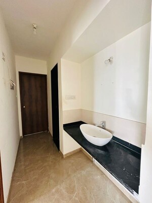 Bathroom in 2 BHK Apartment at AUM Miravet District, Ravet – for Rent