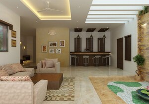 Living Room in 4 BHK Apartment at Edachira – for Sale