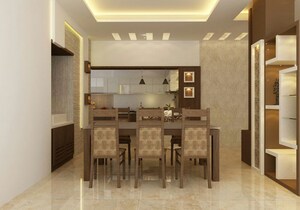 Dining area in 4 BHK Apartment at Edachira – for Sale
