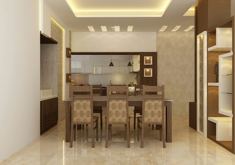 Dining area, edachira 4 Bedroom 3400 Sq.Ft. Apartment In Edachira Kochi 10217609