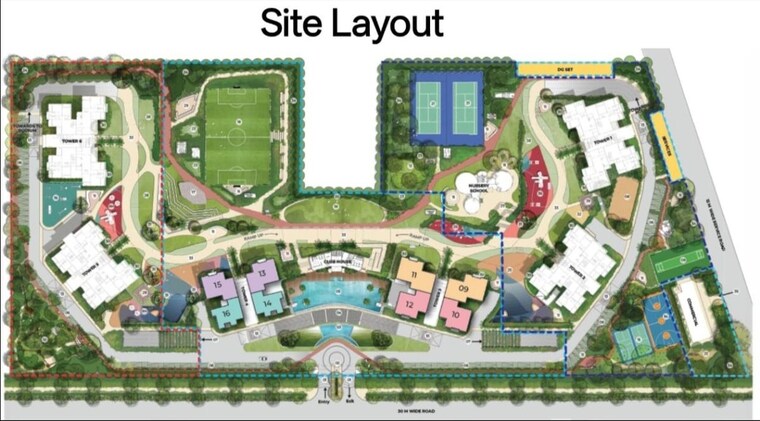 Master Plan, ashiana-aaroham 3.5 Bedroom 1259 Sq.Ft. Apartment In Sector 80 Gurgaon 10217607