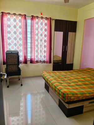 Bedroom in 2 BHK Apartment at Legacy Bliss, Wakad – for Rent