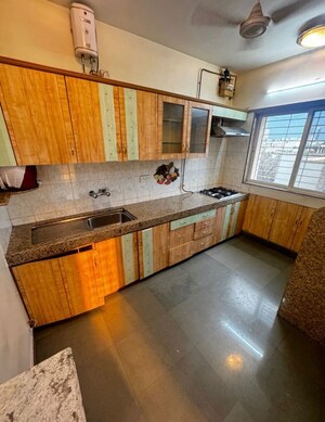 Kitchen in 3 BHK Apartment at Madhusudan CHS Kalyani Nagar, Kalyani Nagar – for Rent