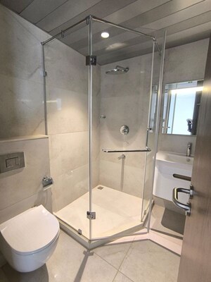 Bathroom in 4 BHK Apartment at Kasturi Epitome, Wakad – for Rent