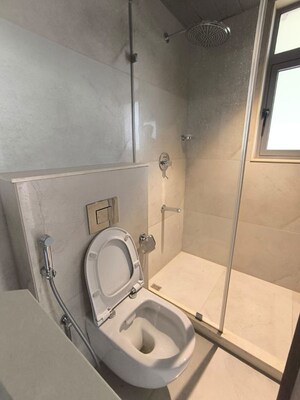 Bathroom in 4 BHK Apartment at Kasturi Epitome, Wakad – for Rent