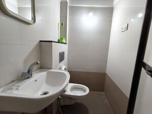 Bathroom in 3 BHK Apartment at Abhay CHS, Vashi Sector 29 – for Rent