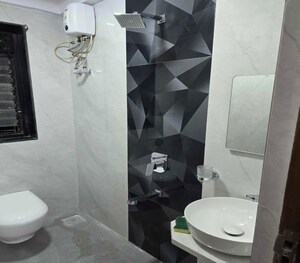 Bathroom in 2 BHK Apartment at Dadar East – for Rent