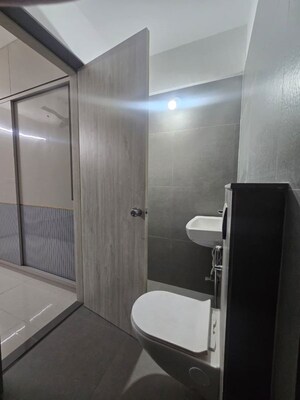 Bathroom in 2 BHK Apartment at Shivam 19 Grand West, Thergaon – for Sale