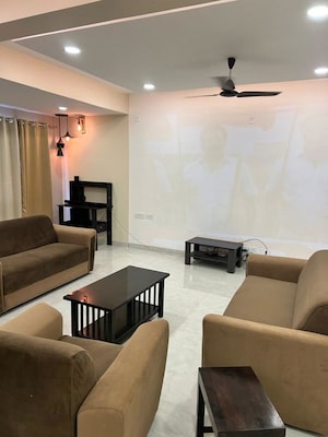 Living Room in 3 BHK Apartment at Bambolim – for Sale