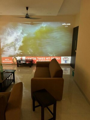 Living Room in 3 BHK Apartment at Bambolim – for Sale