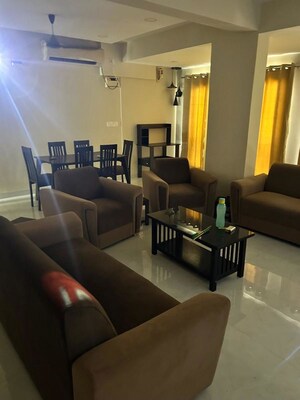 Living Room in 3 BHK Apartment at Bambolim – for Sale