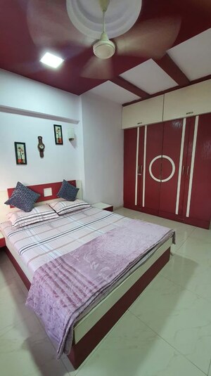 Bedroom in 2 BHK Apartment at Shree Sumukh Heights, Oshiwara – for Rent