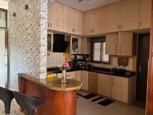 Kitchen in 3 BHK Apartment at Golden Residency, Bellandur – for Rent