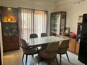 Dining area in 3 BHK Apartment at Golden Residency, Bellandur – for Rent