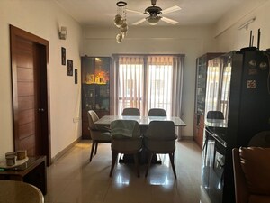 Dining area in 3 BHK Apartment at Golden Residency, Bellandur – for Rent