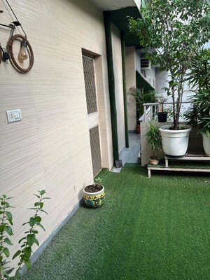 Balcony in 3.5 BHK Apartment at Vasant Kunj – for Rent