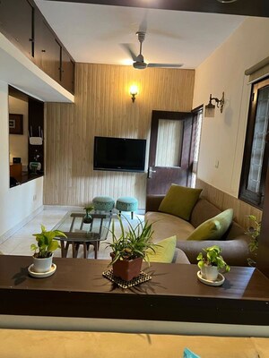 Living Room in 3.5 BHK Apartment at Vasant Kunj – for Rent
