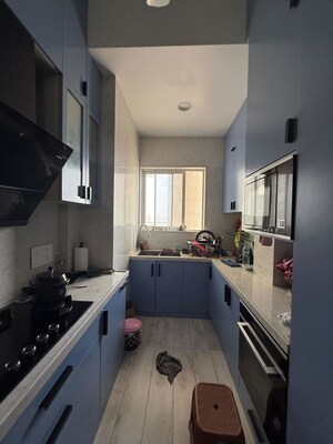 Kitchen in 3 BHK Apartment at Indiabulls Sky Forest, Lower Parel – for Rent