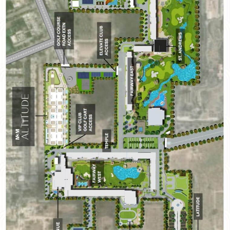 Master Plan, m3m-altitude 4 Bedroom 3755 Sq.Ft. Apartment In Sector 65 Gurgaon 9725017