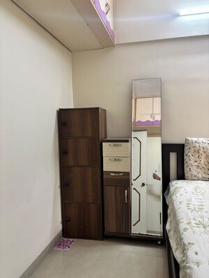 Furnished Amenities in 2 BHK Apartment at Rutu Estate, Brahmand – for Rent